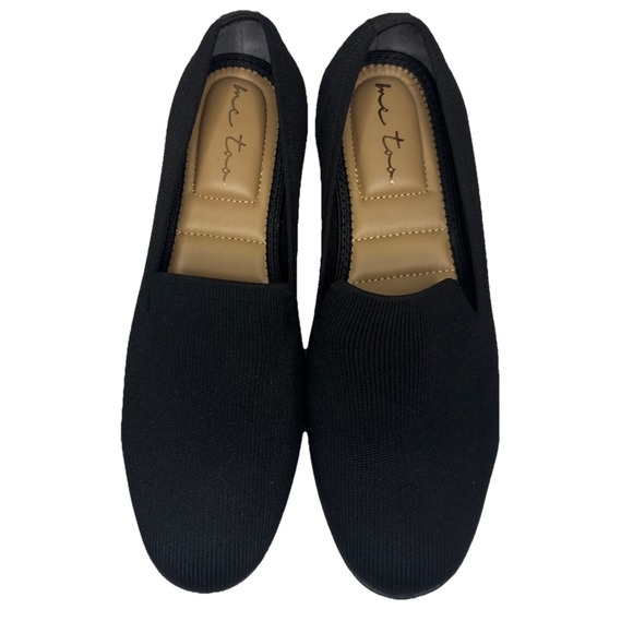 me too Shoes - Me Too Averie Black Knit Slip-on Loafer Woman's Size 7